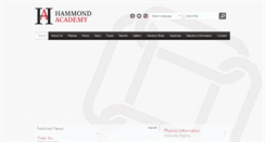 Desktop Screenshot of hammondacademy.org.uk